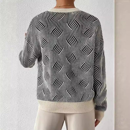 Ellen™️ l Langärmeliger Strickpulli